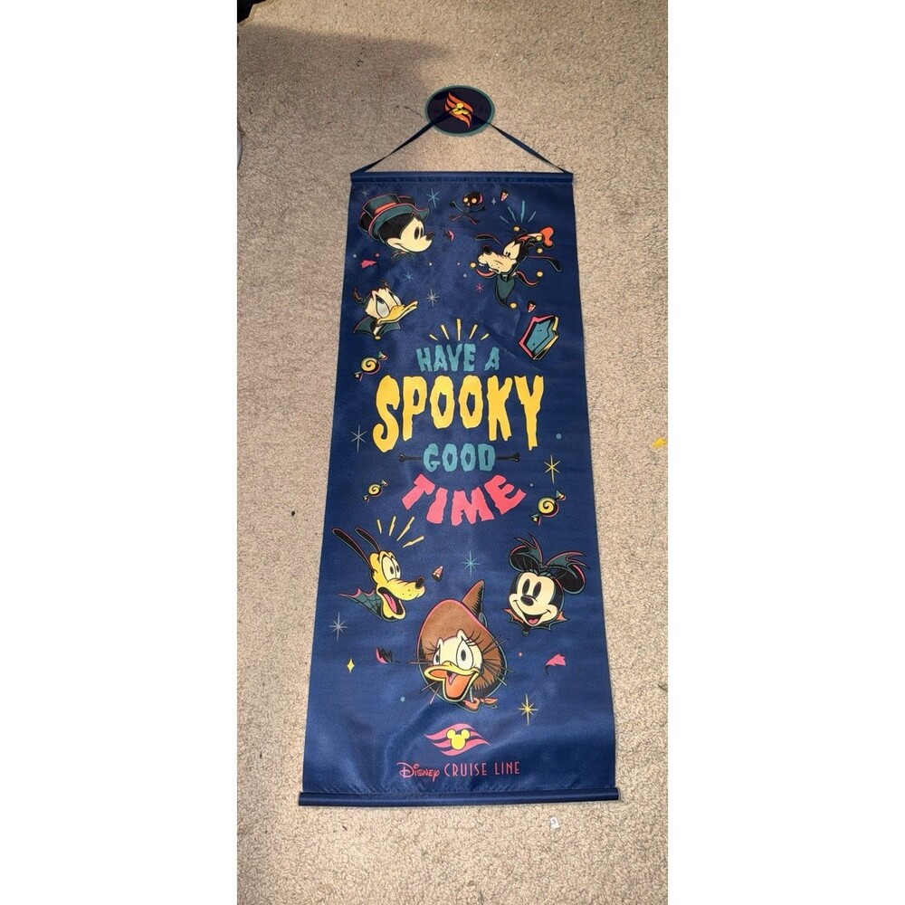 Disney Cruise Line Halloween Banner Hanging Decor DCL Have A Spooky Good Time